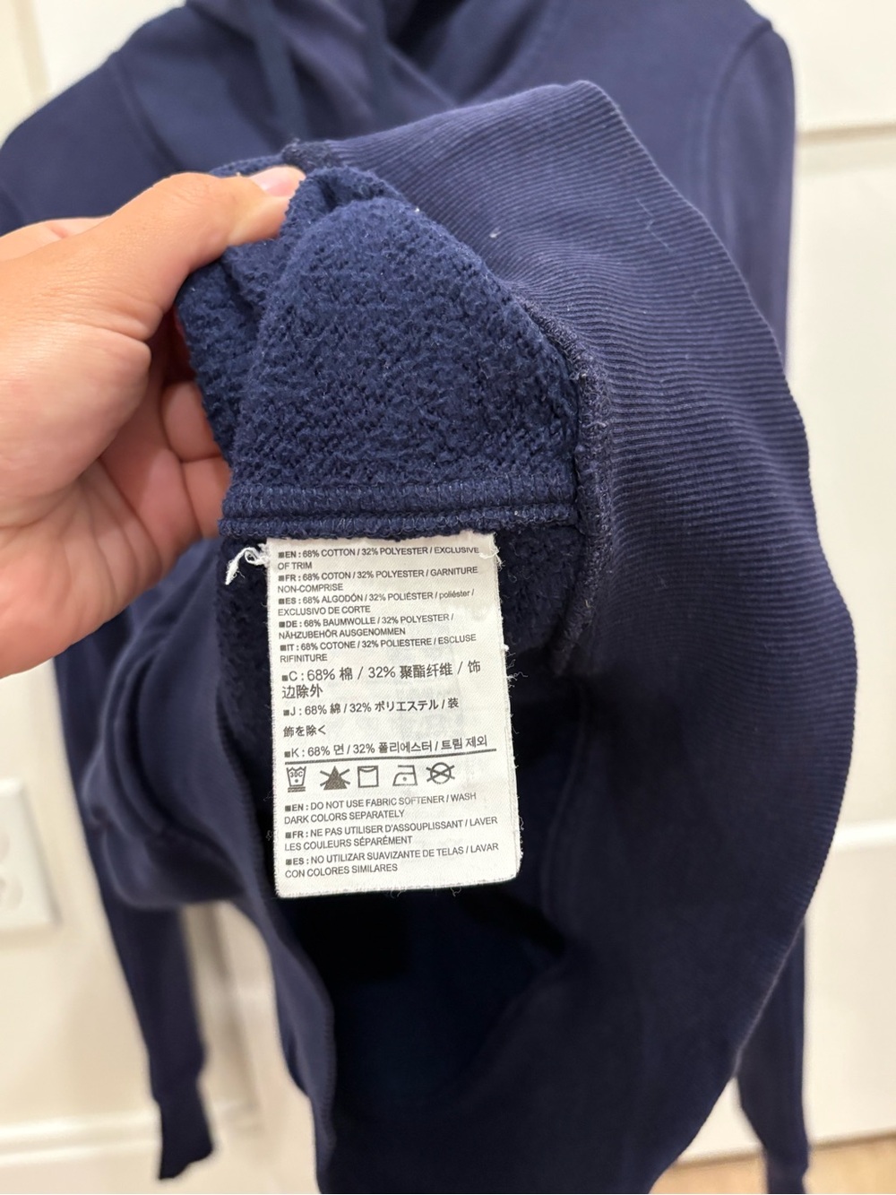 Arc'teryx Navy Pullover Hoodie - Picture 3 of 10